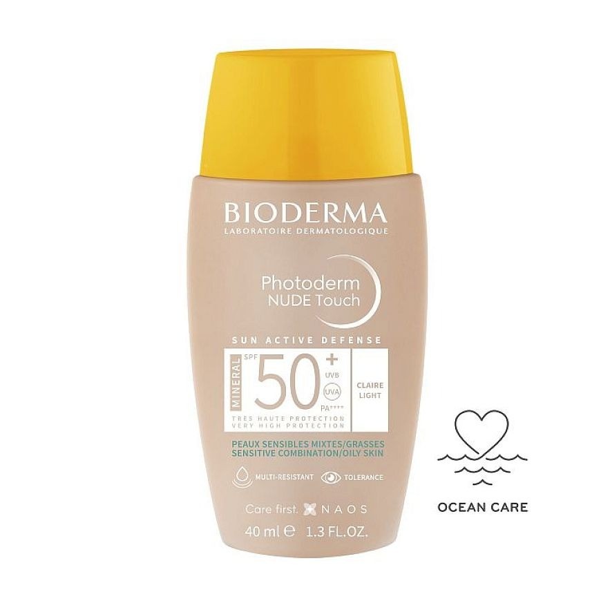 Photoderm Cолнцезащитный флюид со светлым оттенком SPF 50+